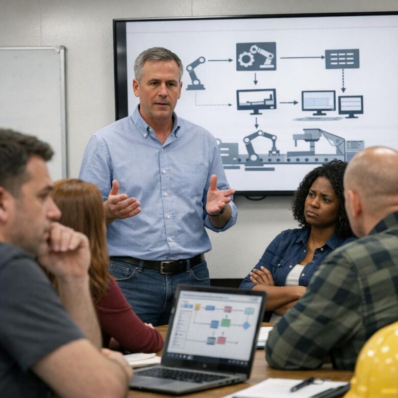 Managing Employee Pushback During Large-Scale Automated Workflow Transitions